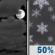 Tonight: A chance of snow after 2am. Mostly cloudy, with a low around 29. West wind 0 to 5 mph. Chance of precipitation is 50%. New snow accumulation of 1 to 2 inches possible. Tonight: Mostly Cloudy then Chance Light Snow