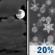 Tonight: A slight chance of sleet and a slight chance of freezing rain after 5am. Mostly cloudy, with a low around 29. North wind 0 to 5 mph. Chance of precipitation is 20%. Tonight: Mostly Cloudy then Slight Chance Sleet