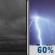 Tonight: Cloudy then Showers And Thunderstorms Likely