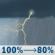 Monday: Rain likely before 8am, then rain and isolated thunderstorms. Cloudy, with a high near 64. South wind 10 to 15 mph, with gusts as high as 25 mph. Chance of precipitation is 100%. New rainfall amounts between 1 and 2 inches possible. Monday: Rain