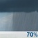 Tuesday: Rain showers likely and patchy fog. Cloudy, with a high near 68. East wind 0 to 5 mph. Chance of precipitation is 70%. New rainfall amounts between a quarter and half of an inch possible. Tuesday: Rain Showers Likely
